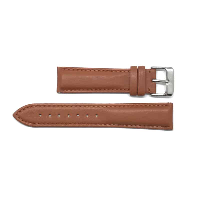 Vario Premium Leather Watch Straps (Tan) with Waterproof, Sweatproof